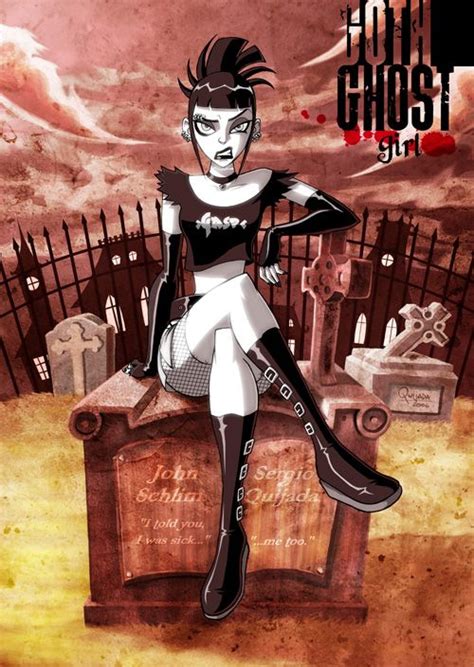 Goth Ghost Girl Cartoon By Sergio Quijada On Deviantart Comic Art