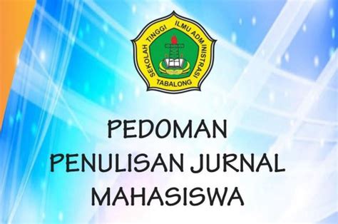 We did not find results for: Pedoman Penulisan Jurnal Ilmiah STIA Tabalong - Mediasiana ...