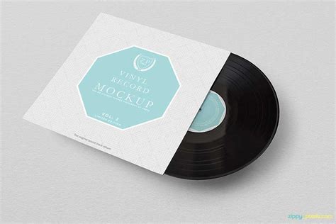 Download Elegant Free Vinyl Record Mockup in PSD - Designhooks