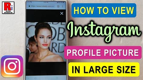How To View Instagram Profile Picture In Large Size Youtube