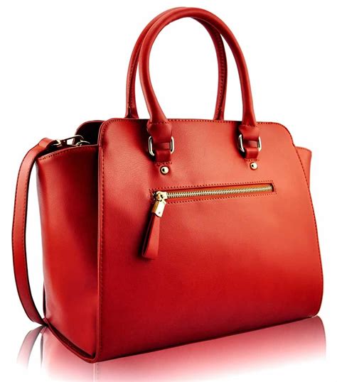 Wholesale Red Grabtote Handbag