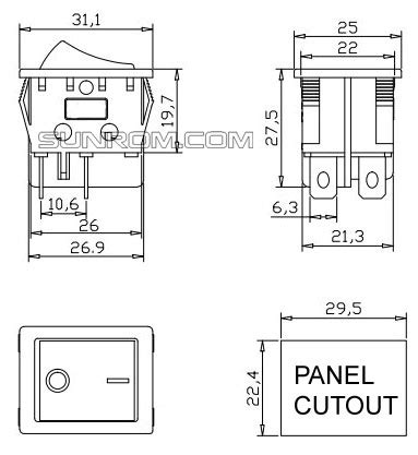 The section below has wiring diagrams the are specific to marine rocker switch panels. Kcd4 Switch Wiring 6 Pin / 6 Pin Kcd4 202n On Off Rocker Switch Dpdt 16a 250v With Led Green ...