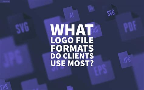 What Logo File Formats Do Clients Use Most In 2020 Twinybots