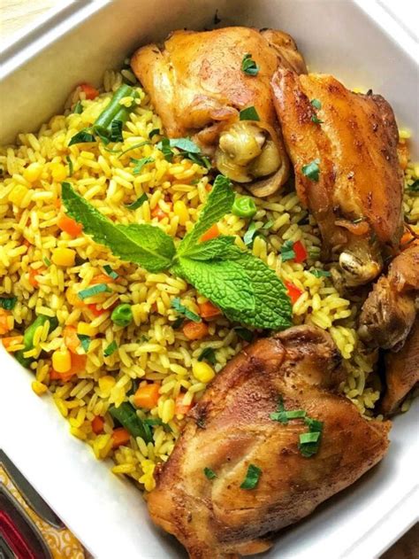 Nigerian Fried Rice Recipe With Baked Chicken Nkechi Ajaeroh