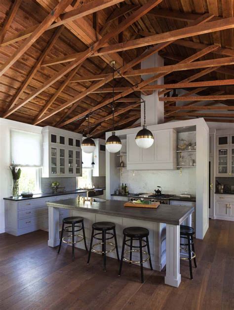 Exposed beam ceilings call up images of past ages; 30 Stunning interior living spaces with exposed ceiling ...