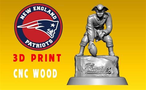 Icon The New England Patriots Nfl 3d Print 3d Model 3d Printable