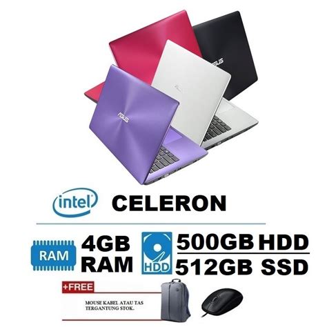 Jual Laptop Asus X453 Celeron Ram 8gb512gb Win 1014inch Free Mouse