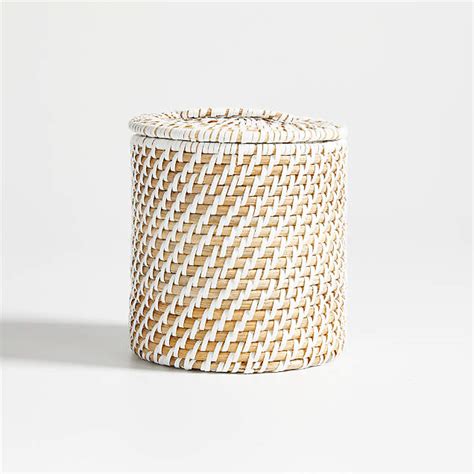 Marah White Ceramic Canister Reviews Crate And Barrel