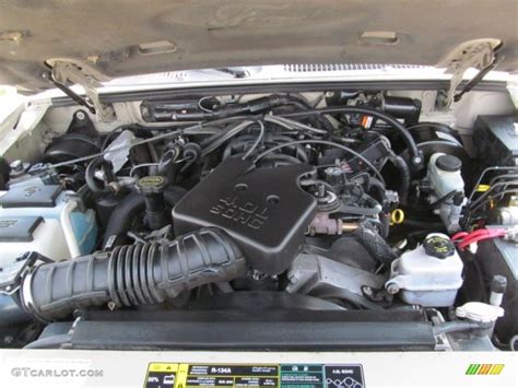Power steering fluid reservoir 7. 2004 Ford Explorer Sport Trac XLT 4x4 4.0 Liter SOHC 12 ...