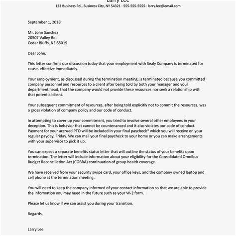 We found that bop employees did not report all employee misconduct as required. Letter Of Recommendation For Fired Employee • Invitation ...
