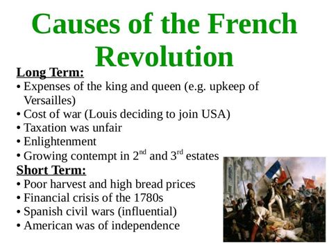 Causes Of The French Revolution