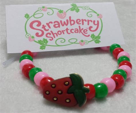 Party Pack Strawberry Shortcake Bracelet Kit Etsy