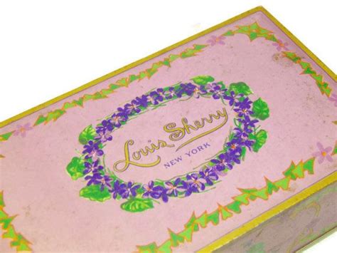 Louis Sherry Candy Tin Chocolate Box By Oldsteamertrunkjunk Candy