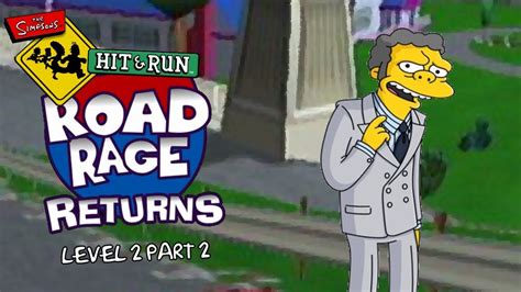 The Simpsons Hit And Run Road Rage Returns Level 2 Part 2 Youtube