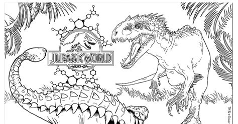 Lego Jurassic World Indominus Rex Coloring Pages