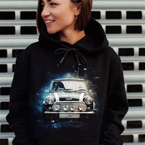 Original Mini Cooper Hoodie Graphic Classic Car Sweatshirt Etsy