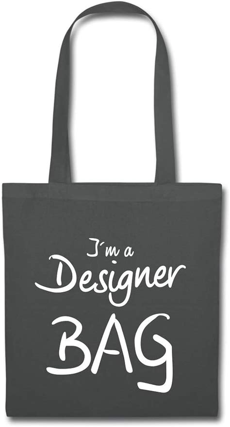 Spreadshirt Designer Bag Stoffbeutel Graphite Amazon De Bekleidung
