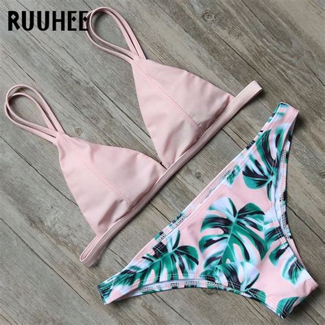 RUUHEE Bikini Sexy Swimwear Women Swimsuit 2018 Bikini Set Push Up