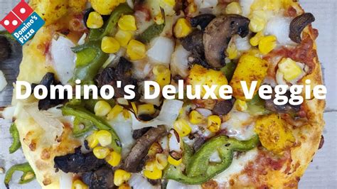Dominos Deluxe Veggie Pizza Review 🍕🍕 Dominos Veg Pizza 🍕🍕