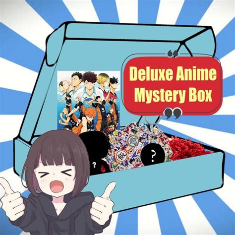 Deluxe Anime Mystery Box Anime Random Mystery T Box Etsy