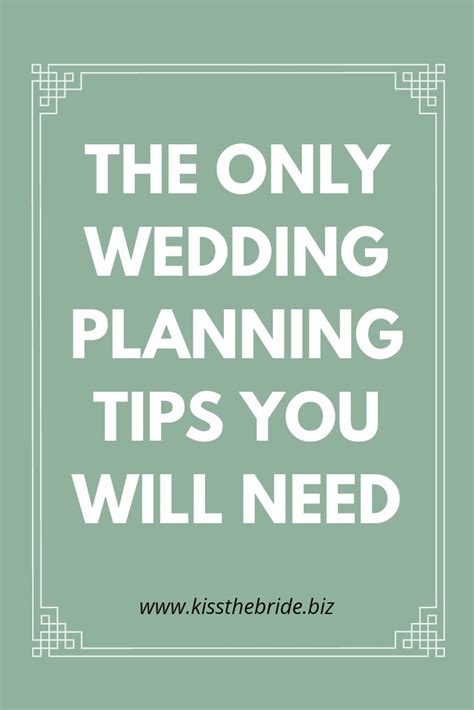 7 Essential Wedding Planning Tips Kiss The Bride Magazine Wedding