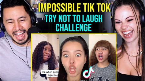 Impossible Tik Tok Try Not To Laugh Challenge Reaction By Jaby Koay