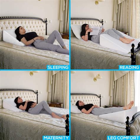 Wholesale Healthex Bed Wedge Pillow Cooling Gel Memory Foam Top