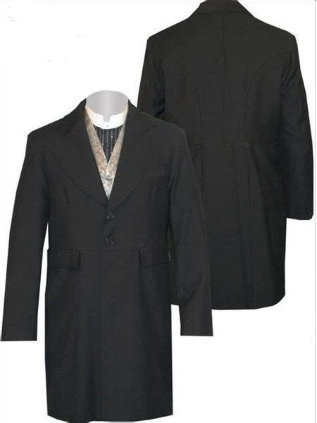 Highland Black Old West Frock Coat By Wahmaker Old West Period Clothing
