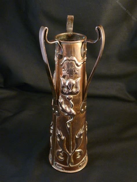 Antiques Atlas Arts And Crafts Copper Vase Fivemiletown Ireland
