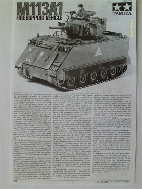 M113 Fire Support Vehicle In 135