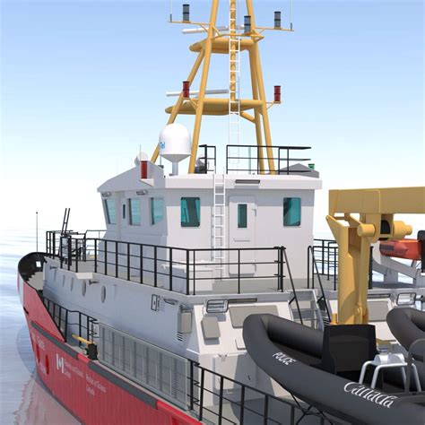 Hero Class Canadian Coast Guard Vessel 3d Model By Arqart