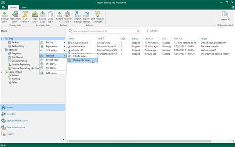 Copying Backups To Tapes Veeam Backup For Microsoft Azure Guide