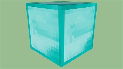 Minecraft Diamond Block By Zapperier 3d Warehouse