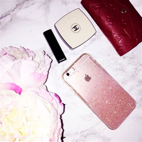 Apple iphone 7 32gb, rose gold (renewed). Rose gold glitter Phone case iPhone Xs case iPhone Xs Max ...