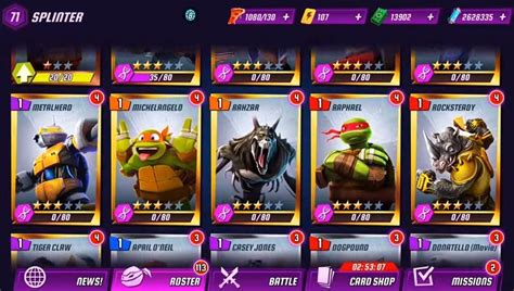 The operation feel is perfect and the game is . Download Ninja Turtles Legends v1.10.9 Mod Apk ( Unlimited ...
