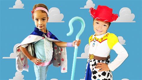 We Woke Up As Bo Peep And Jessie From Toy Story 4 Rescue The Toys Youtube