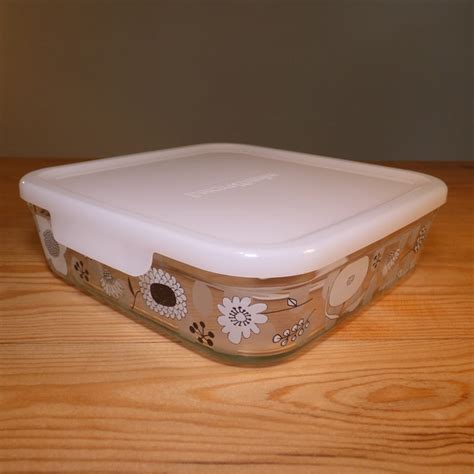 Large Glass Storage Container With Plastic Lid