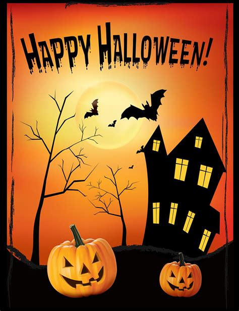 Free Halloween Poster Design A Graphic World Halloween Poster