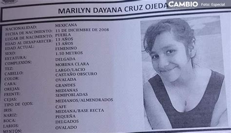 ¿las has visto marilyn dayana cruz de 13 años desapareció en comunidad de tlahuapan