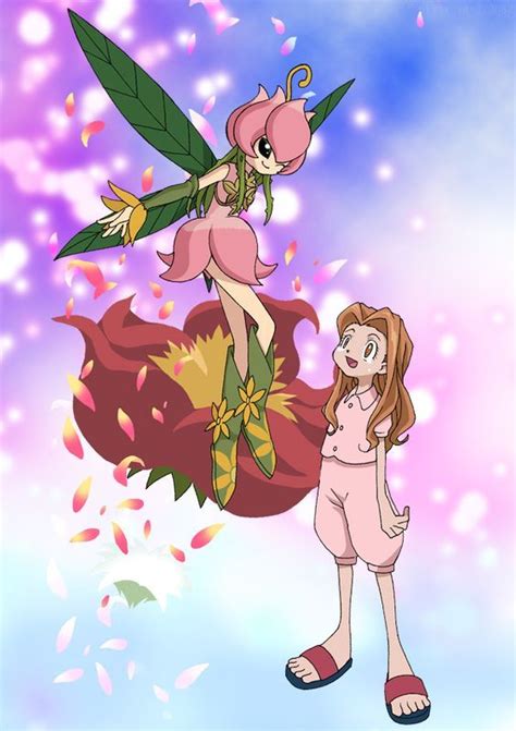 Mimi E Lillymon Digimon Digital Monsters Digimon Adventure Anime