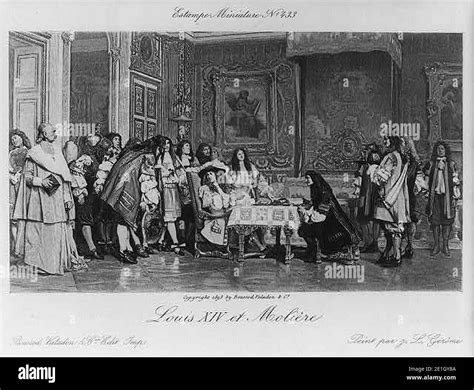 Louis Xiv Et Molière Dining At Court Ca 1670 Stock Photo Alamy