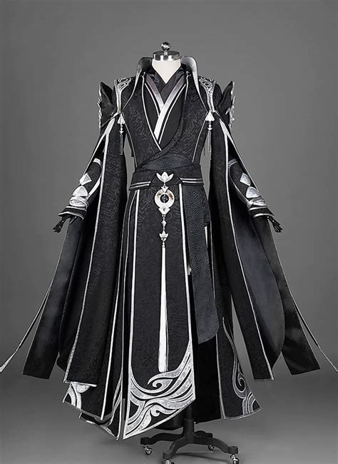 Black Crane Rufeng Jian Wang Iii Senior Taoist Priest Chunyang Group Costume Anime Cosplay Hanfu