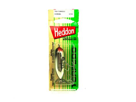 Heddon Tiny Torpedo Nbl Nickleblack Shiner Color New On Card My