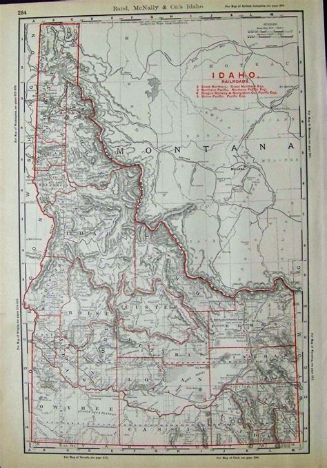 Map Of Northern Idaho Towns