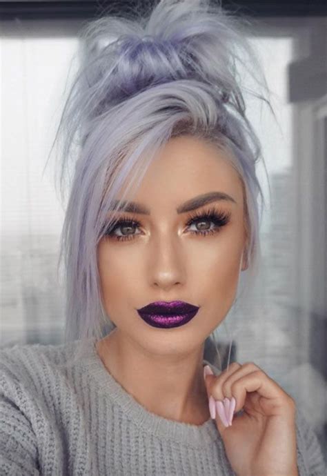 Purple Lips Makeup Hair Makeup Makeup Tips Makeup Ideas Clown