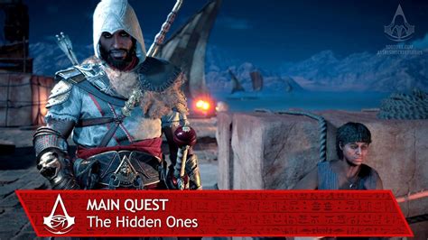 Assassin S Creed Origins The Hidden Ones Main Quest The Hidden