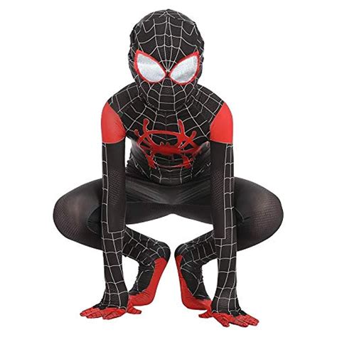 Buy Kids Spiderman Costume New Spider Man Into The Spider Verse Miles