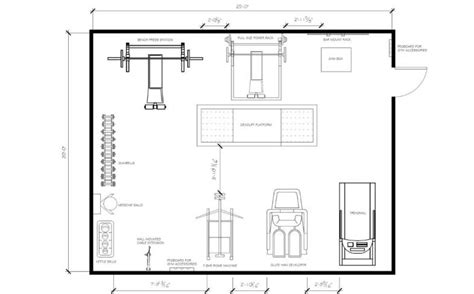 Home Gym Floor Plan Examples