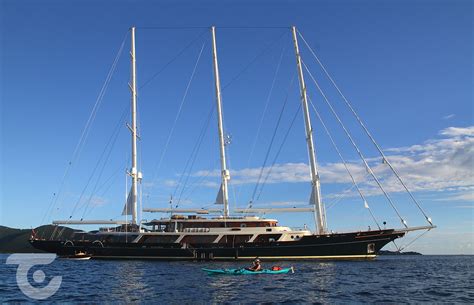 Sailing Superyacht Eos In The Us Virgin Islands
