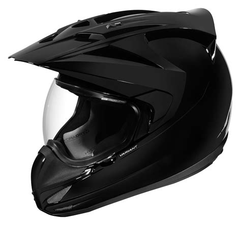 Icon Variant Helmet Black Motorcycle Helmet Motorcycle Helmets